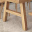 Ensemble de table de salle à manger en bois massif de style japonais-107394665