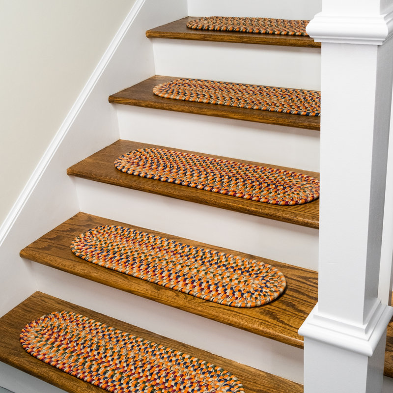 Stair Tread, Orange/Rust