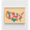 «State Map» par Valerie Vienne, impression encadrée de carte des États-Unis, art carte coloré, art mural États-Unis, impression de carte moderne, art mural encadré