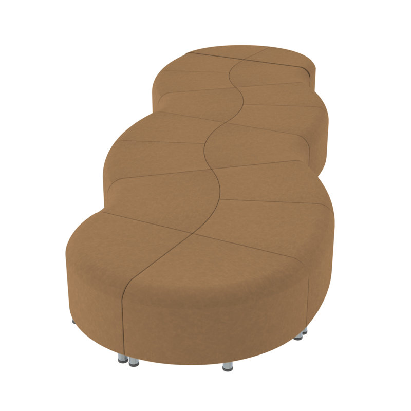 Ensemble de 16 chaises sans dossier Pro Series Connect, Pacanier