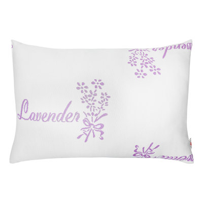Pillow Knit Lavender White