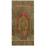 Vintage One-of-a-Kind Rectangle 4'7" X 8'7" Hand Knotted Area Rug