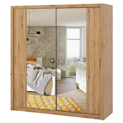 Frazierii 2 Door Manufactured Wood Wardrobe
