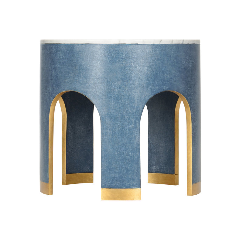Aqueduct Marble End Table