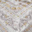 Ensemble de literie pour lit double/queen, couette réversible 3 pièces à motif floral rose doré