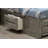 Sophisticated Gray King Storage Bed
