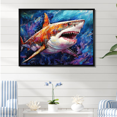 " Shark Haven Under Water Painting II "
