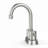2-Handle Center-Mounted Bathroom Faucet, Brushed Nickel Deck Mount Lavatory Faucet For Rv, Fits 2/3 Hole-123052553