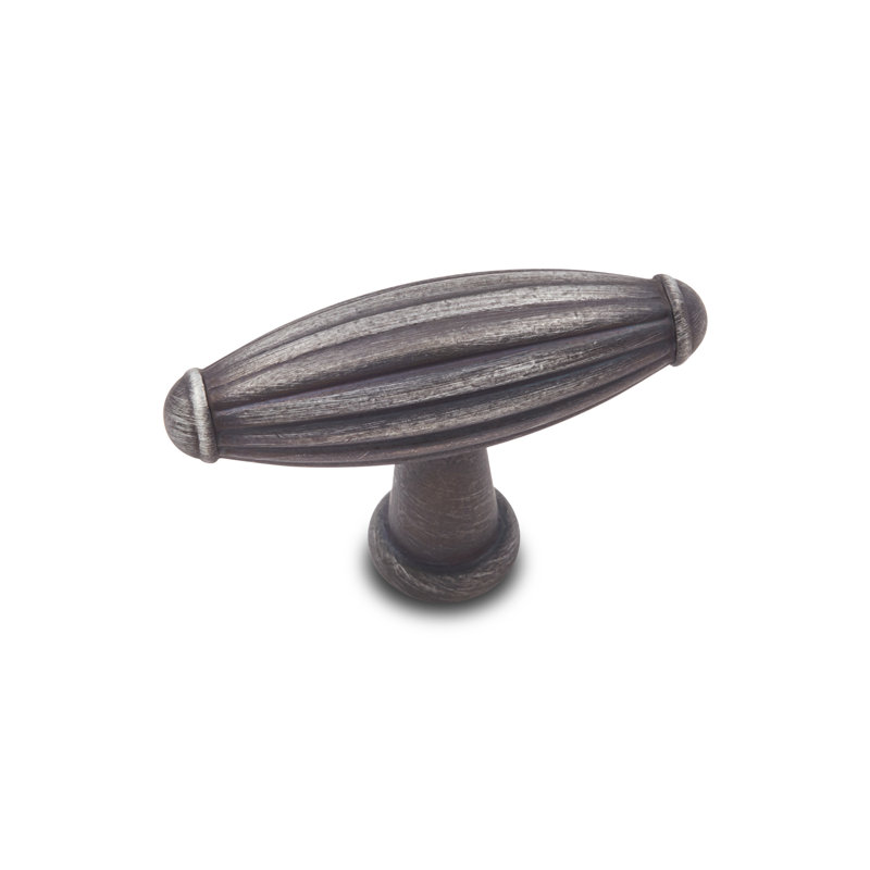 CK Series Bar Knob, Distressed Nickel, Large