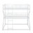 Metal Triple Bunk Bed For 3 Person, Full XL Over Twin XL Over Queen Size Bunk Bed With Long And Short Ladder-1328662981