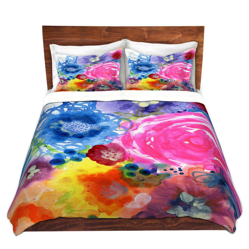 Ensemble de housse de couette julia, 1 housse de couette grand + 2 taies standards
