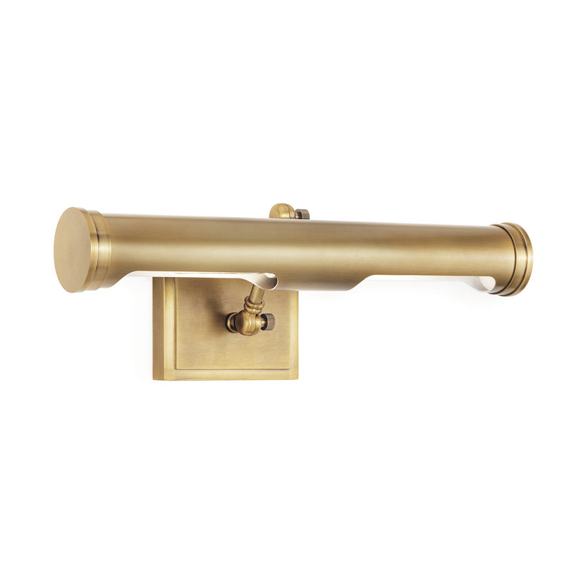 Tate Picture Light Medium, Natural Brass