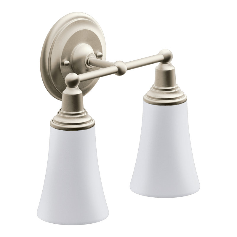 Rothbury 2-Light Vanity Light, Brushed Nickel