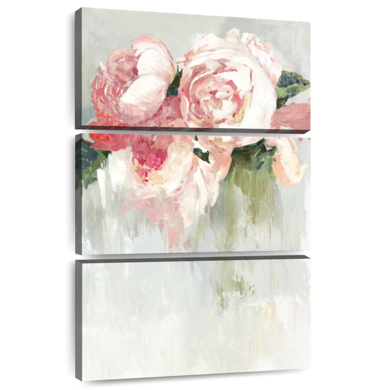 Harnek Rustic Peonies, 50" H x 32" W