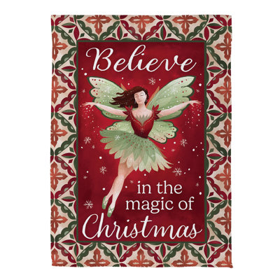Drapeau de jardin Believe Fairy