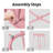 Pink Outdoor Iron Plate Table