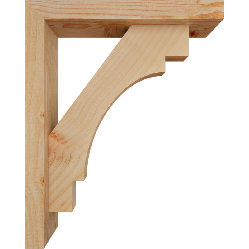 Support Merced Block avec support décalé, 20 x 16, Sapin Douglas de l 3 1/2 (lisse)