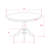 3-piece Kitchen Table Set includes a Round Table and 2 Texture stackable Chair-823580271-823492245