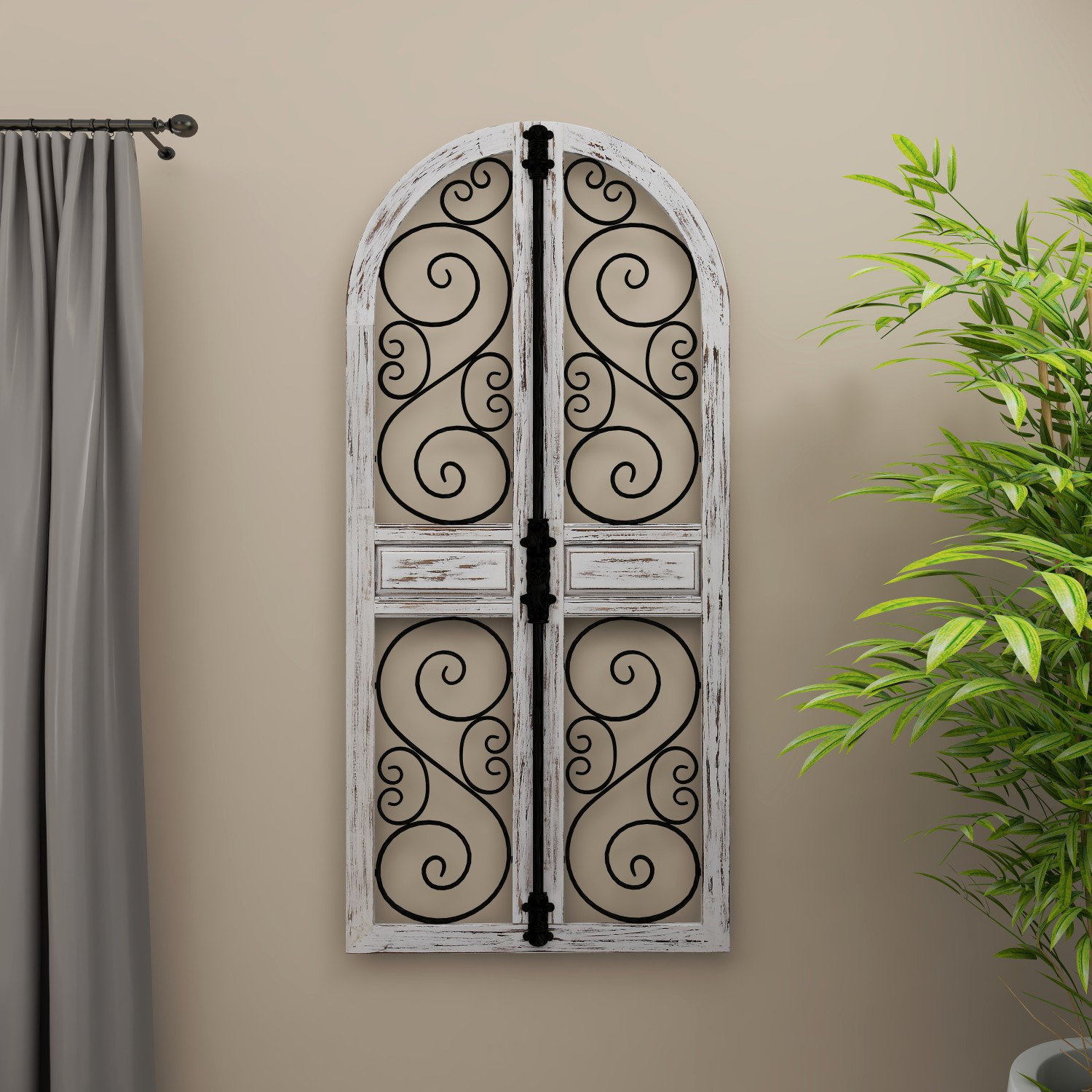One Allium Way® Restrepo Wood Door Wall Decor & Reviews | Wayfair