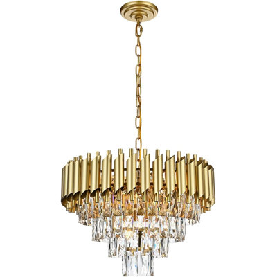 Arlether 9 - Light Dimmable Tiered Chandelier