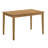 Celeste 5 Pieces Antique Natural Oak Wood Rectangular Dining Set 