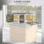 Bacs de rangement empilables avec couvercles, roues et pliables-1075109102