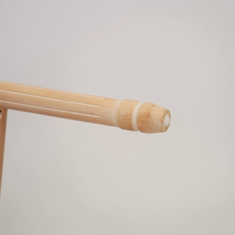 Ensemble de 2 tabourets en bois avec sièges rembourrés French Country