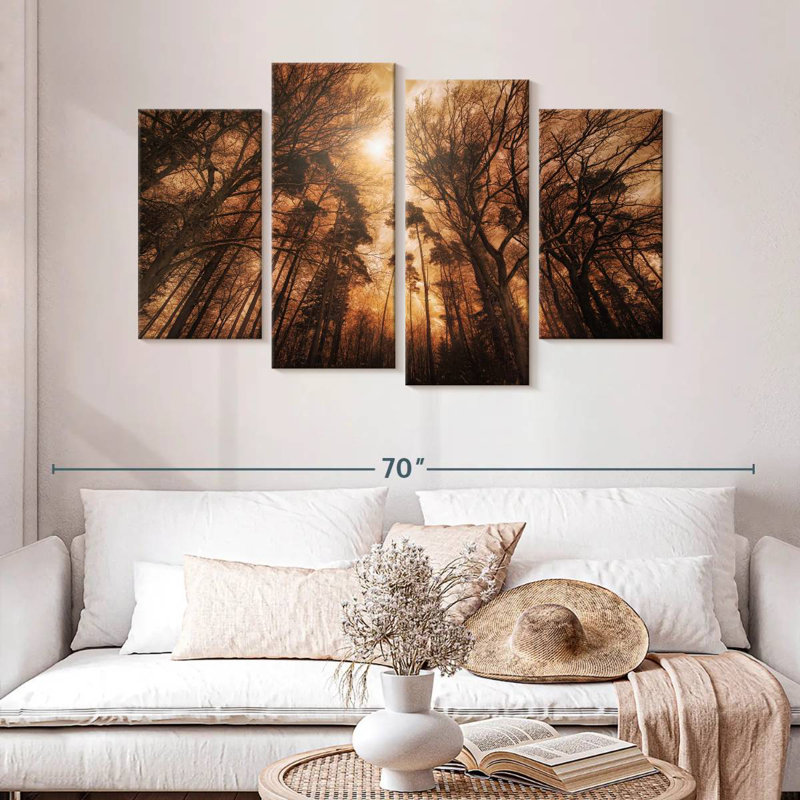 Forest Fire, 32" H x 52" W