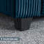 Canapé d'angle modulaire réversible en L Corduroy-442000865