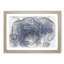 Blue Rose in Abstract - Picture Frame Graphic Art Print-55679540-55679541