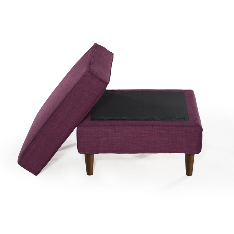 Repose-pieds rectangulaire 25,98 po Hustle, Canneberge
