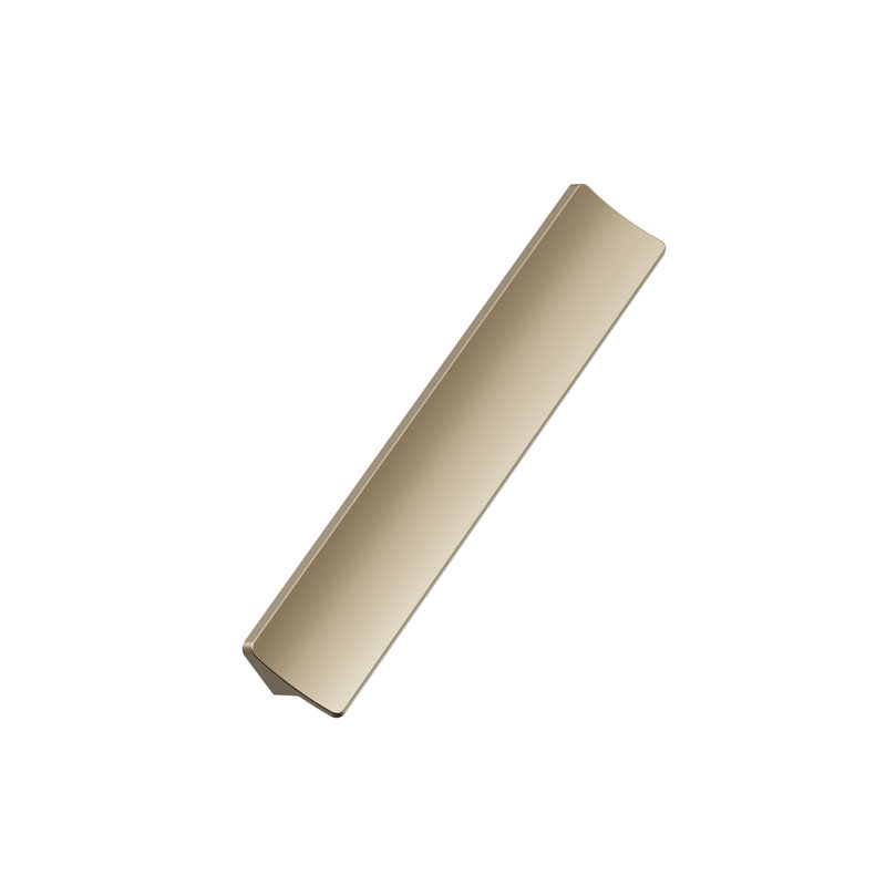 Brushed Bronze Ciel 6-5/16" Centers Tab Drawer Pull