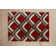 Corey-Leigh Abstract Shag Orange/Brown Area Rug