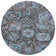 Machine Washable Indoor/Outdoor Chayden ACN1101 Chocolate Rug