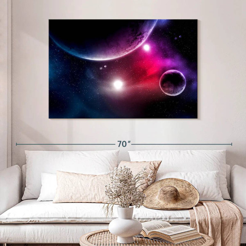 Oberle Stars And Planets, 32" H x 48" W