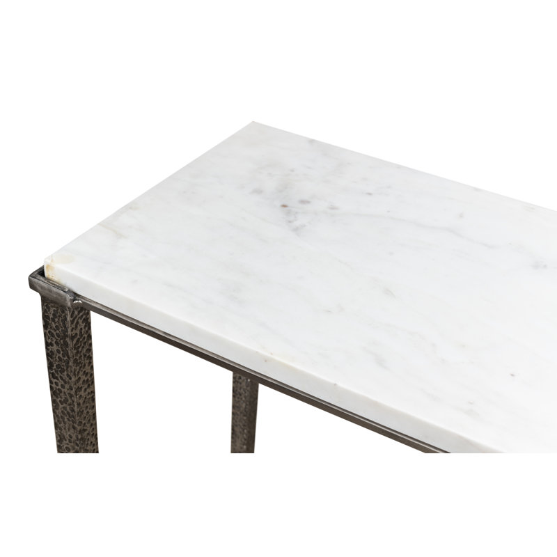 Banswara 36'' W Marble Console Table
