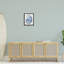 Cadre flottant bleu Nautilus Shell, design par Susan Arnot-378983517-378983516