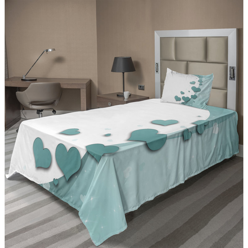 Microfiber Sheet Set, Twin Sheet Set + Fitted Sheet + 1 Pillowcase