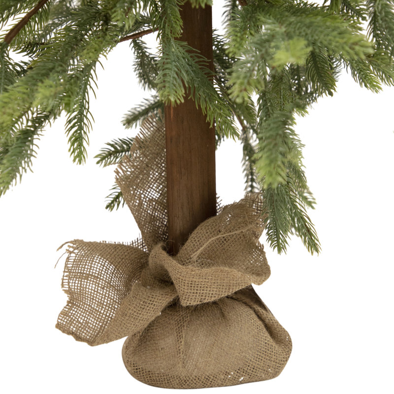 Décoration de Noël 47 "pin avec base en jute