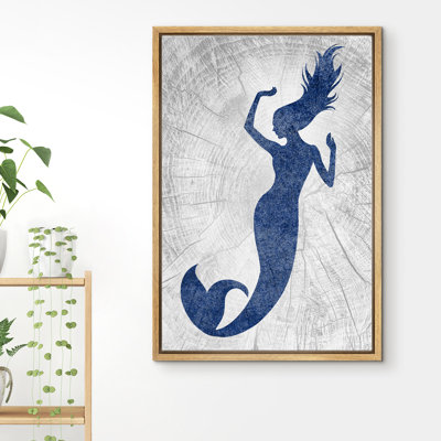 «Mermaid Twirling In The Sea», reproduction sur toile flottante