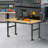 60" Heavy Duty Adjustable Workbench With Large Pegboard& Partition-1151334134