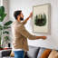 Bear in the Forest Minimalist - Wrapped Canvas-2006045351-2006045345