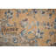 Tapis traditionnel floral en laine 8 x 11