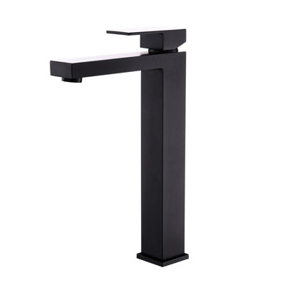 Matte Black Bathroom Basin Faucet With Side Spray And Elegant Appearance Sink Mixer Tap Ceramic Filler Classic Style