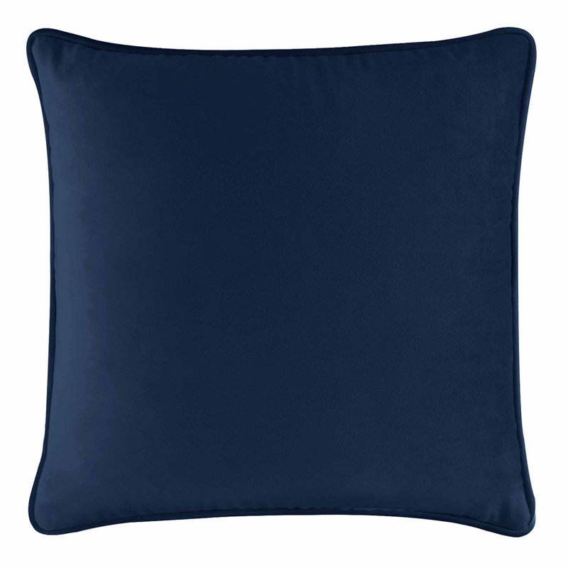 Coussin décoratif Sparkles Home | Housse en polyester et bourre en plumes | Doux et luxueux - 4 tailles, Velours bleu marine