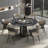 Modern Round Microlite Stone Dining Table Sets-104367338