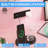 Dresser with LED Light for Bedroom 6 Drawer, Wooden Dressers with Charging Station-1720475749