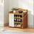 Foldable Shoe Rack For Home - Bamboo Entryway Shoe Organizer With Dust-Proof Curtain, Multi-Layer Design For Easy Storage