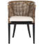 Fauteuil demi-tonneau en coton 22,25 po Bungalo