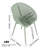 5-Piece Indoor/Outdoor Furniture Set - 4 Chairs And 1 Long Table-1574828562